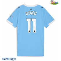 Manchester City Jeremy Doku #11 Hjemmedrakt Dame 2025-26 Kortermet